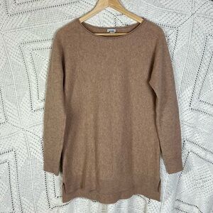 HALOGEN Women’s Sweater Medium Pullover Wool Cashmere Blend Long Sleeve Tunic